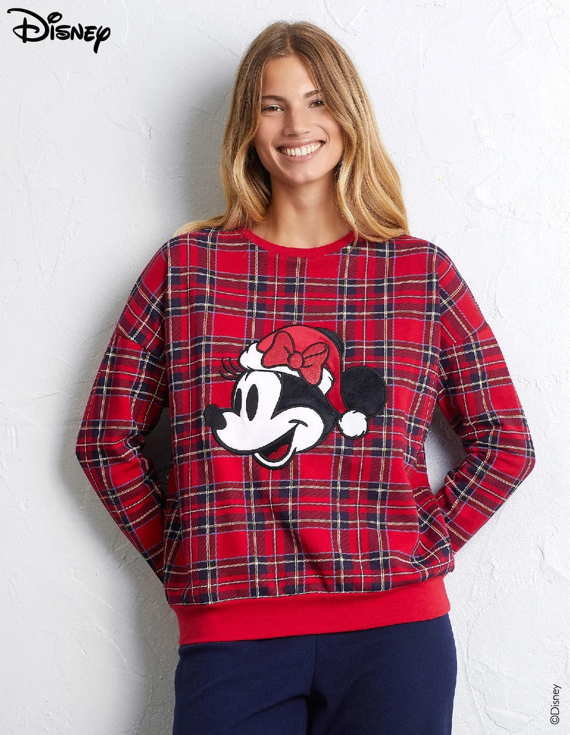 Long-sleeve shirt in brushed French Terry. Disney© Skipass Family