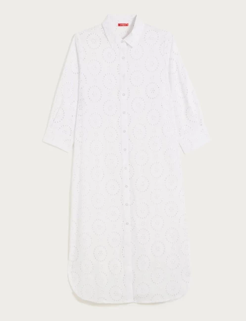 Shirt dress σε λευκή απόχρωση Yamamay