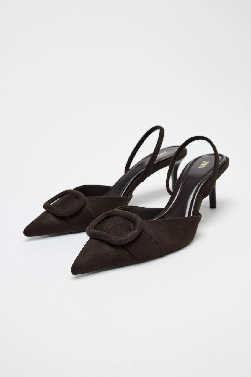 slingback γόβες Zara