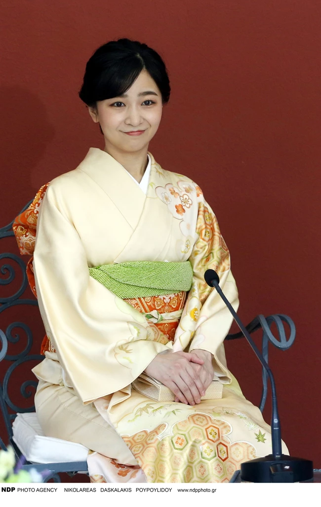Η πριγκίπισσα Κάκο της Ιαπωνίας στο Προεδρικό Μέγαρο - Με ενδυμασία γκέισας