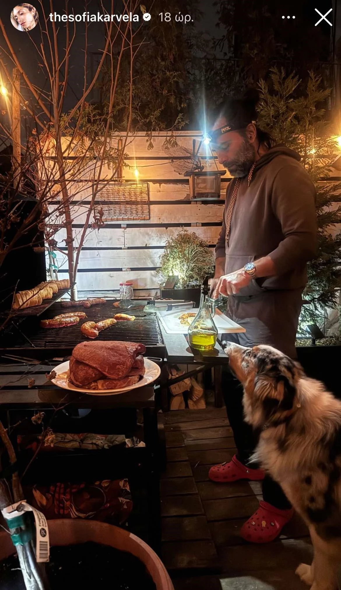 Δήμητρα και Γιάννης Κούστας | Βραδιά μπάρμπεκιου με τη Σοφία Καρβέλα