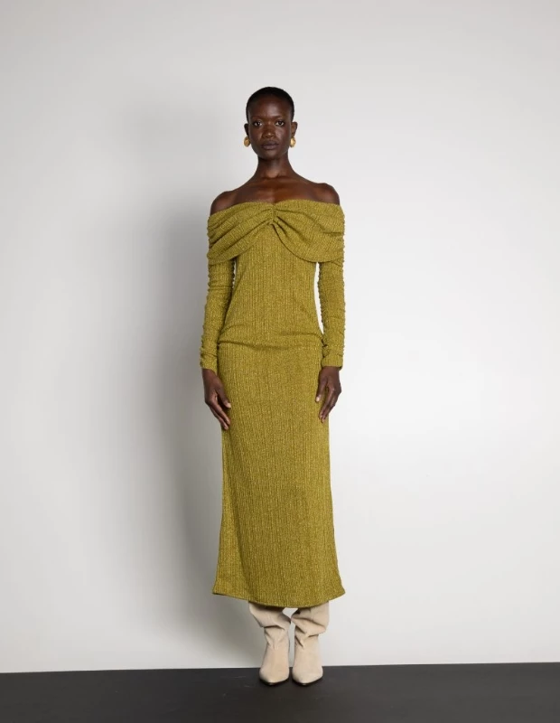 Harmony Olive Dress Mallory the Label