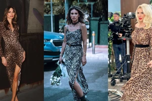 Αθηνά Οικονομάκου | Το total look της με ένα από τα color trends της άνοιξης