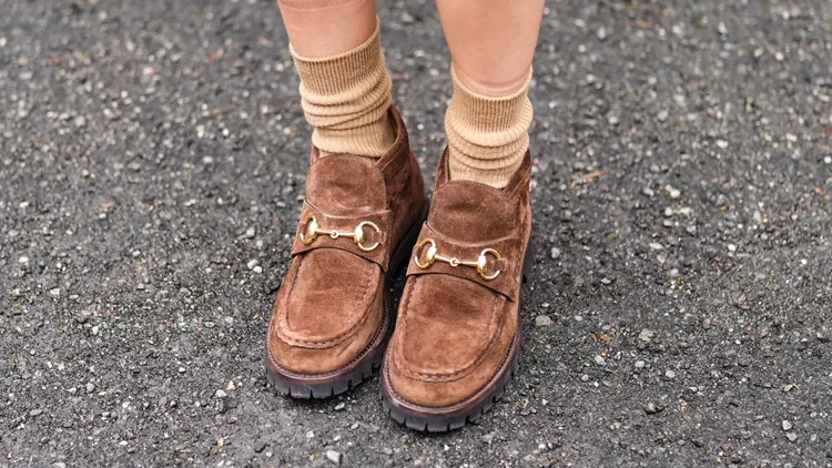 Suede Loafers