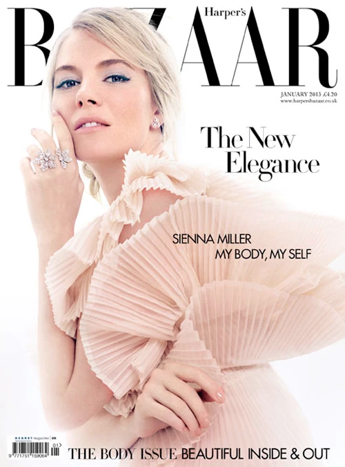 H Sienna Miller στο εξώφυλλο του Harper's Bazaar