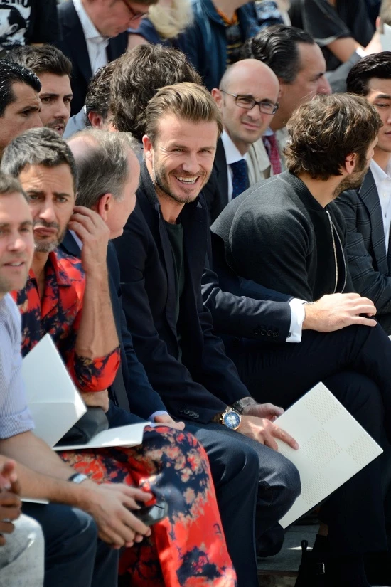 O David Beckham στο σόου του οίκου Louis Vuitton 