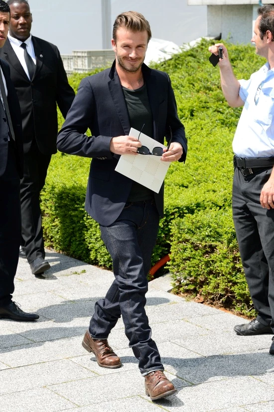 O David Beckham στο σόου του οίκου Louis Vuitton  - εικόνα 4