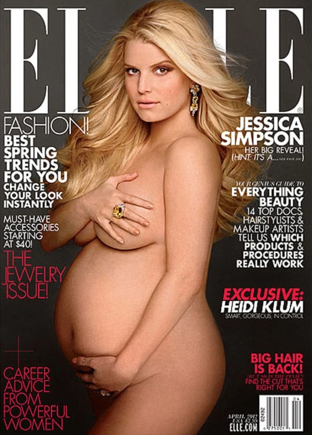 Γυμνή και έγκυος! Η Jessica Simpson ποζάρει σε εξώφυλλο